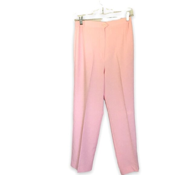 NWT Loubella Vintage Pants High Waist Wide Leg Light Pink Women's Size 10-11 - Picture 1 of 9